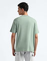 Flying Machine Crew Neck Relaxed Fit Logo T-Shirt