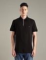 Tommy Hilfiger Solid Regular-Fit Cotton Polo Shirt