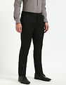 Tommy Hilfiger Regular-Fit Self-Design Mid-Rise Trouser