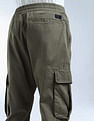 Flying Machine Twill Relaxed Fit Joggers