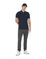 Arrow Sports Tipped Collar Solid Cotton Polo Shirt