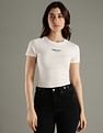 Tommy Hilfiger Logo Slim Fit Cotton T-Shirt