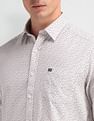 Arrow Sport Abstract Print Cotton Shirt