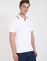 Tommy Hilfiger Solid Regular-Fit Cotton Polo Shirt