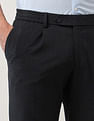Arrow Regular Fit Mid Rise Trousers