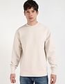 Calvin Klein Jeans Solid Relaxed-Fit Cotton Sweatshirt