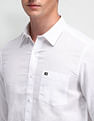 Arrow Sport Solid Manhattan Slim Fit Shirt