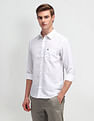 Arrow Sport Solid Manhattan Slim Fit Shirt