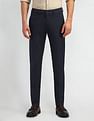 Arrow Newyork Slim Fit Solid Trousers