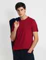 Arrow Sports Solid Cotton T-Shirt