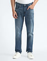 Flying Machine Freddie Slim Straight Mid Rise Jeans