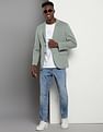 Tommy Hilfiger Notch Lapel Collar Dobby Blazer