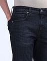 Flying Machine Slash Slim Tapered Fit Jeans
