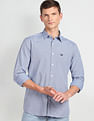 Arrow Sports Horizontal Stripe Slim Fit Shirt