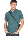 Flying Machine All Over Floral Print Cotton Polo Shirt