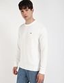 Tommy Hilfiger Solid Regular-Fit Cotton Sweater