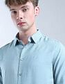 Flying Machine Solid Regular Fit Digitopia Shirt