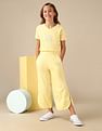 U.S. Polo Assn. Kids Girls Brand Embroidered Track Pants