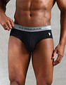 U.S. Polo Assn. Solid Low Rise OEB15 Briefs - Pack Of 3
