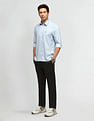 Arrow Sport Geometric Printed Herringbone Shirt