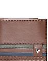 U.S. Polo Assn. Striped Leather Wallet