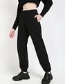 Calvin Klein Jeans Regular-Fit Solid Mid Rise Trouser