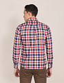 U.S. Polo Assn. Spread Collar Checked Casual Shirt