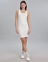 Tommy Hilfiger Womens White Solid Dresses