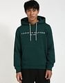 Tommy Hilfiger Embroidered Logo Regular-Fit Cotton Hooded Sweatshirt