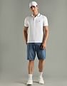 Tommy Hilfiger Solid Regular Fit Cotton Polo T-Shirt