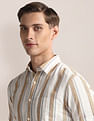 U.S. Polo Assn. Vertical Stripe Linen Blend Shirt