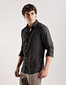 Calvin Klein Jeans Geometric Slim Fit Poplin Woven Shirt