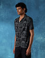Flying Machine Geometric Print Regular Fit Shirt