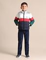 U.S. Polo Assn. Kids Boys Colour Blocked Hooded Jacket