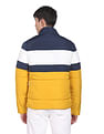 Flying Machine High Neck Colour Block Padded Jacket