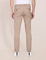 U.S. Polo Assn. Mid Rise Solid Austin Trim Fit Casual Trousers