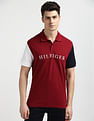 Tommy Hilfiger Colour Block Embroidered Polo Shirt
