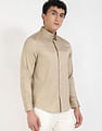 Tommy Hilfiger Solid Regular Fit Plain Woven Shirt