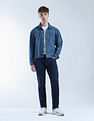 Flying Machine Stone Washed Freddie Slim Straight Fit Jeans
