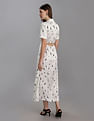 Tommy Hilfiger Viscose Spread Collar A-Line Dress