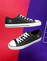 Flying Machine Men Round Toe Washed Cox 2.0 Sneakers