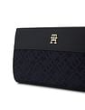 Tommy Hilfiger Logo Blue Pu Sling Bag