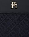 Tommy Hilfiger Logo Blue Pu Sling Bag