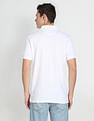 Arrow Sports Horizontal Stripe Cotton Polo Shirt