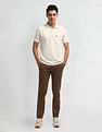 Arrow Sport Horizontal Stripe Cotton Polo Shirt