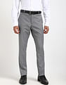 Tommy Hilfiger Regular-Fit Solid Mid-Rise Trouser