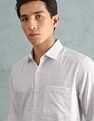 Arrow Slim Fit Checked Smart Formal Shirt
