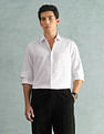 Arrow Slim Fit Checked Smart Formal Shirt