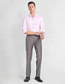 Arrow Manhattan Slim Fit Dobby Formal Shirt