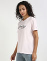 Tommy Hilfiger Pink Women's T-shirt for Gentle Look